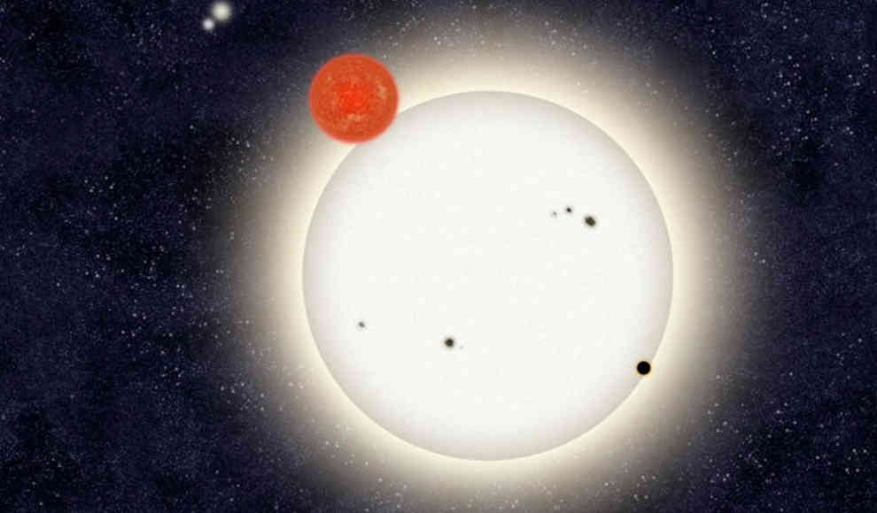 Exoplanet PH1 umkreist gleich vier Sterne
