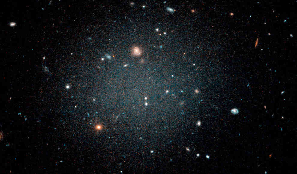 Zweite ultradiffuse Galaxie ohne Dunkle Materie entdeckt