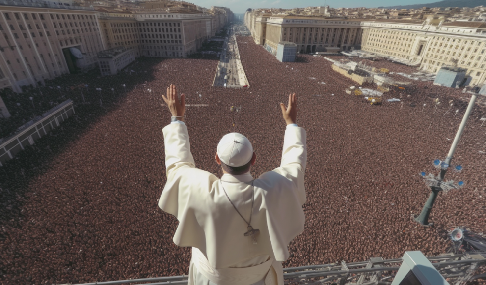 Papst grüßt Gläubige