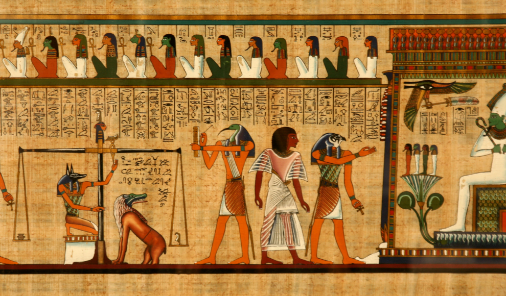 Ausschnitt eines Totenbuch-Papyrus (Symbolbild)