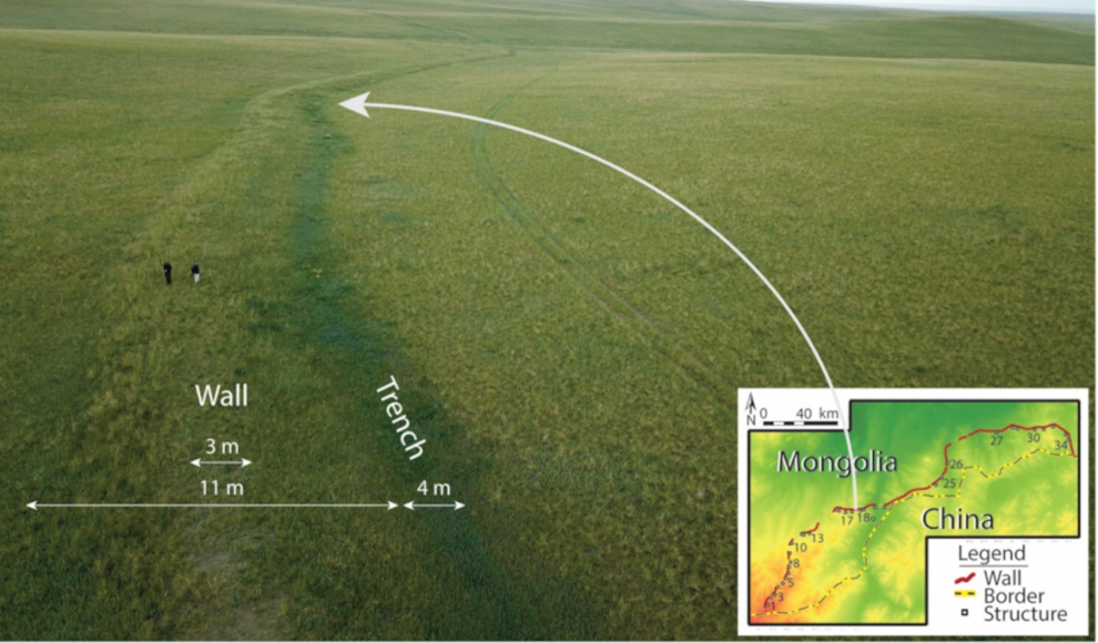 1.600 Kilometer langer Wall in der Mongolei 