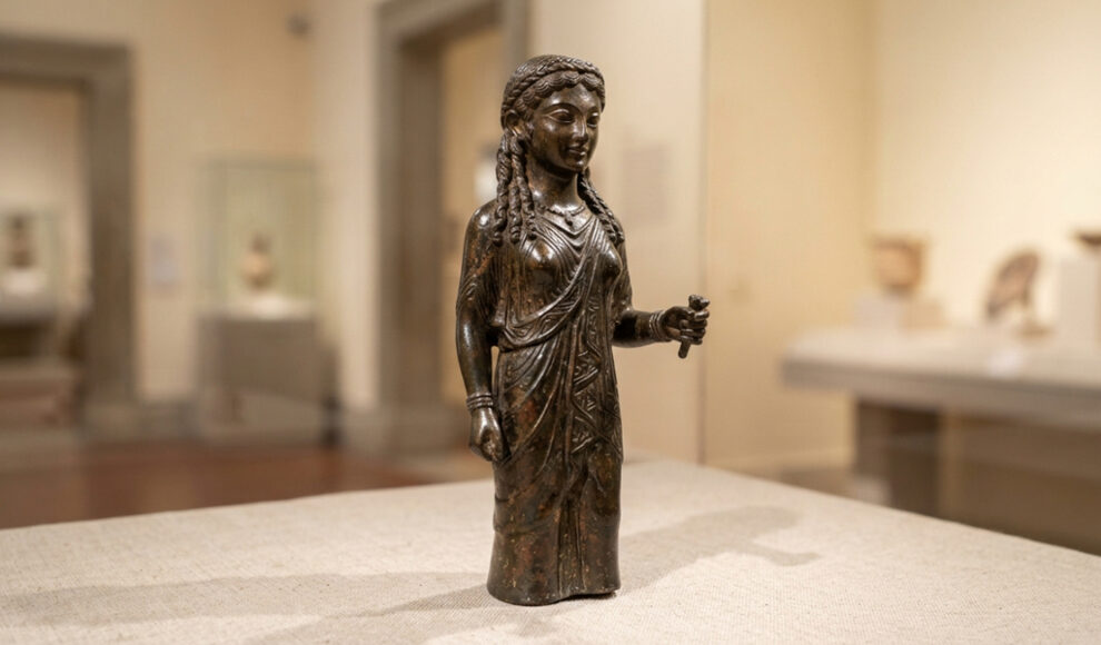 Nach 2500 Jahren glänzt etruskische Bronze wie am ersten Tag