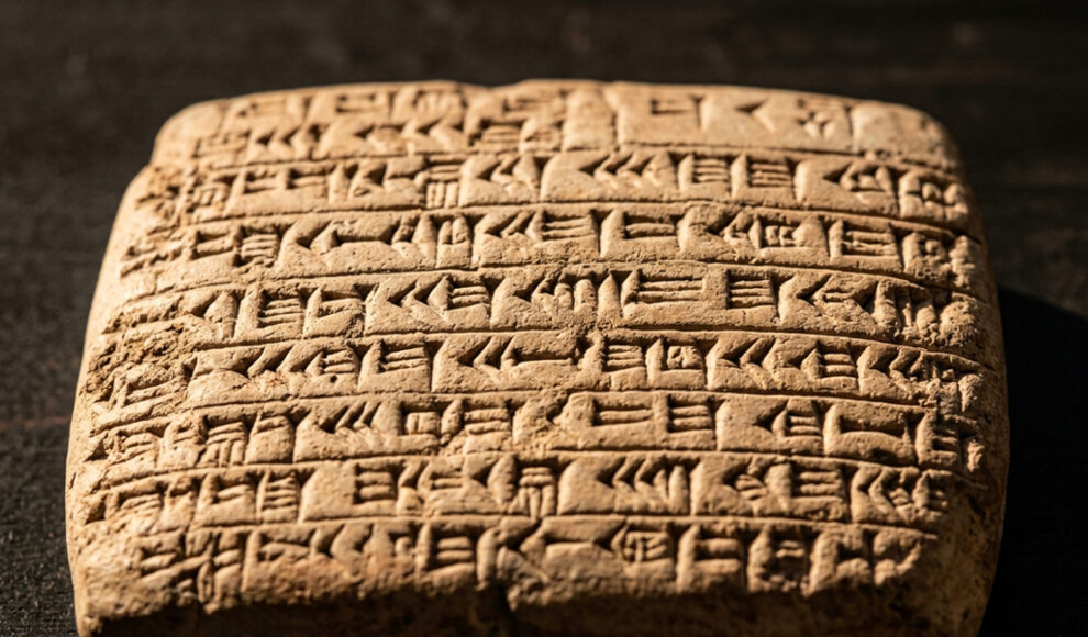 Auf einer 3.800 Jahre alten Tontafel steht eine Beschwerde
