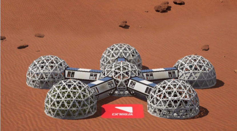 La base del desierto en Argentina simula la vida en Marte