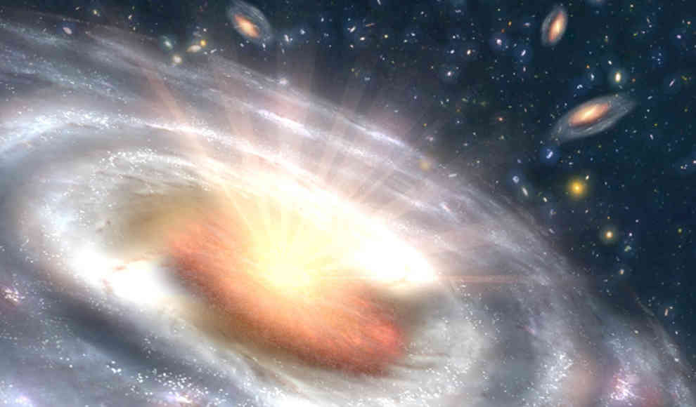 Auffällige Gleichrichtung von Quasaren gibt Rätsel auf