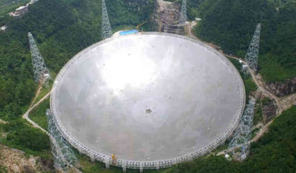 FAST-Radioteleskop in China