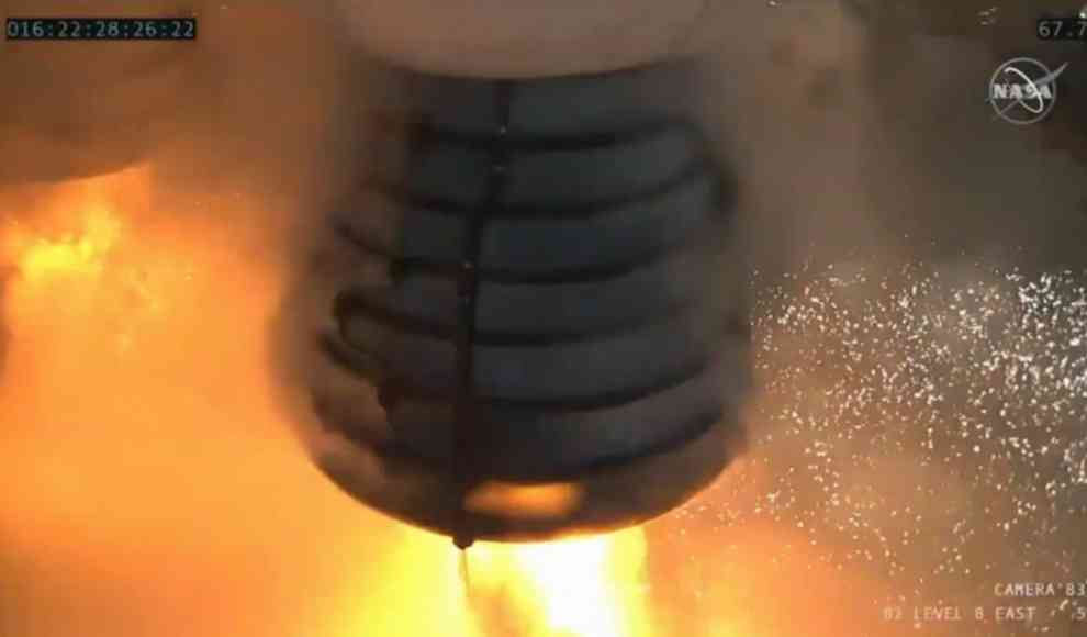 SLS Rakete der Artemis I Mondmission