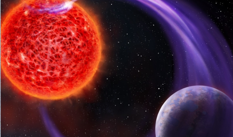 Wechselwirkungen zwischen Sternenwinden und Magnetfeldern von Planeten