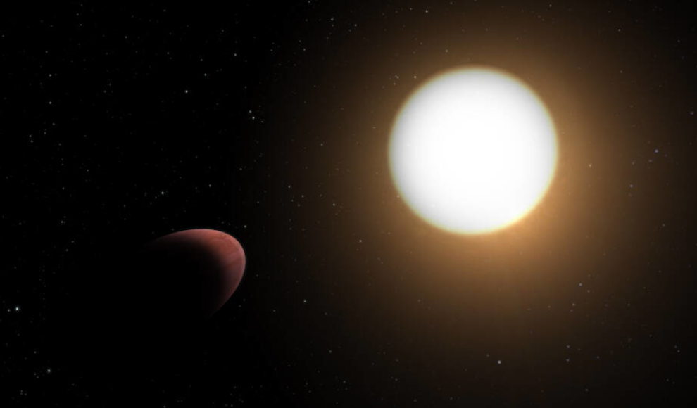 Langgezogener Exoplanet WASP-103b 