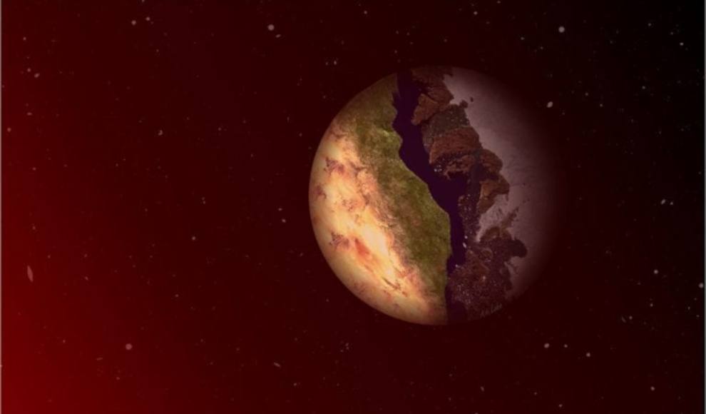 Exoplanet mit "Terminator-Zone"