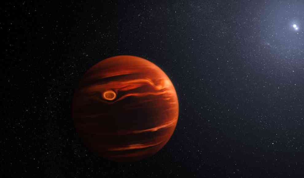Sturm auf 40 Lichtjahre entfernten Exoplaneten fotografiert