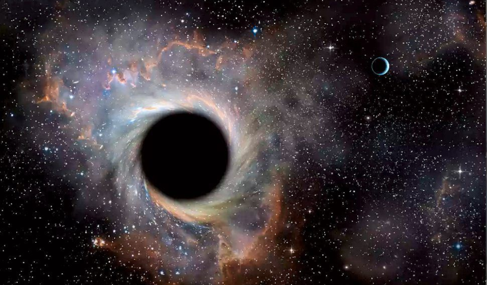 Schwarzes Loch zieht Dunkle Materie an