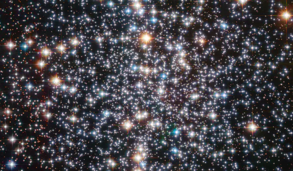 Hubble-Aufnahme des Kugelsternhaufens Messier 4