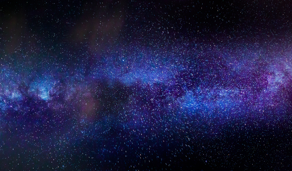 Teil der Milchstraße, unserer Heimatgalaxie im Universum