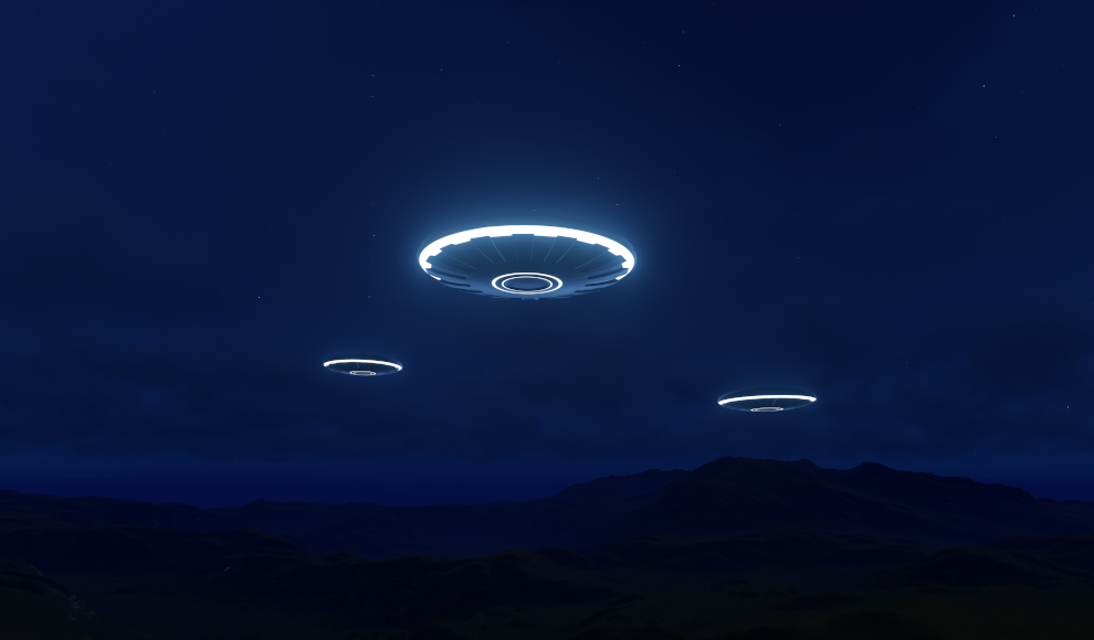 UFOs über den U.S.A. (Symbolbild)