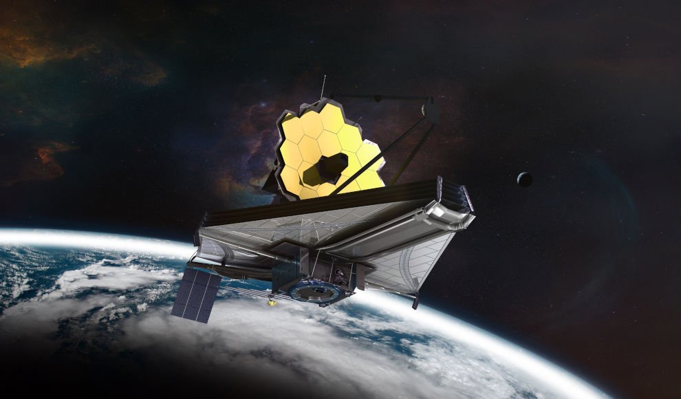 James-Webb-Weltraumteleskop (JWST) im Weltraum