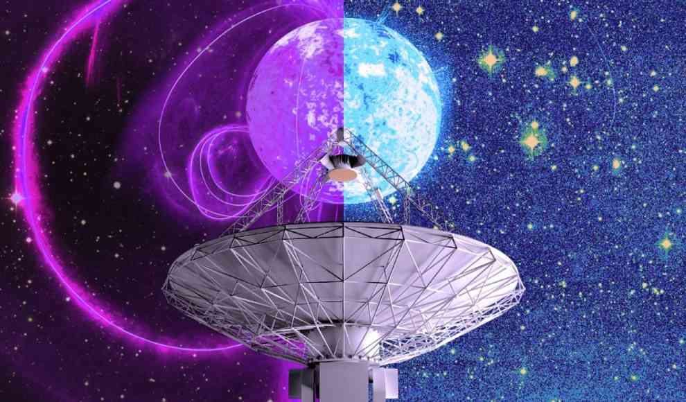 Radiosignale eines extrem langsamem Neutronensterns