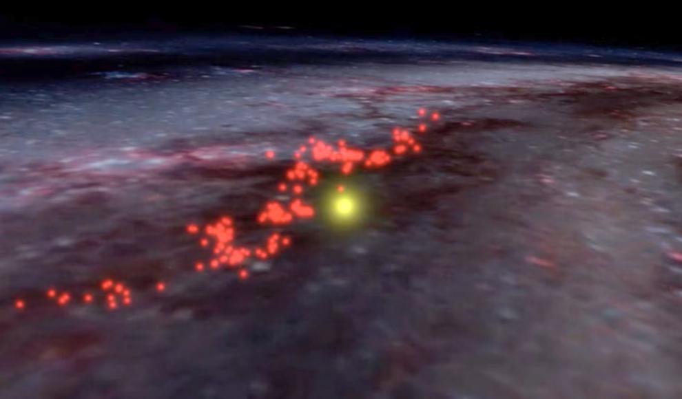 Sonnensystem bewegte sich vor 14 Millionen Jahren durch die Radcliffe-Welle