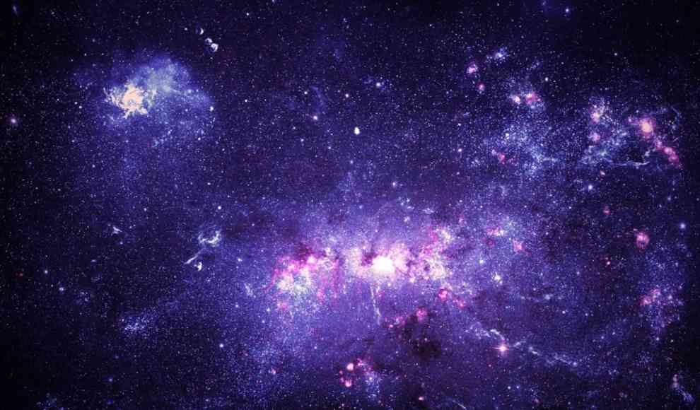 Gravitationsbrunnen mit Dunkler Materie (Symbolbild)