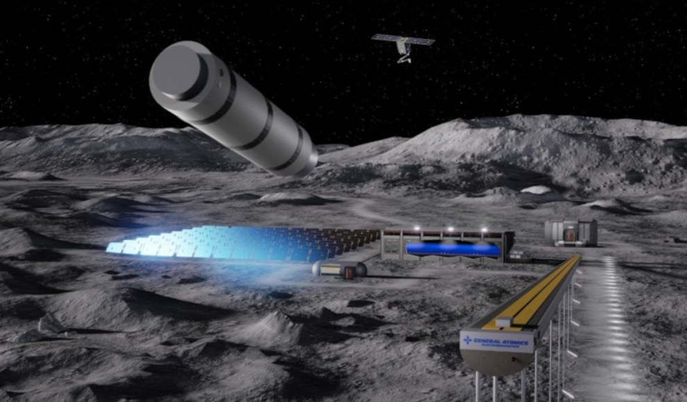 Weltraumkatapult für Satelliten auf dem Mond