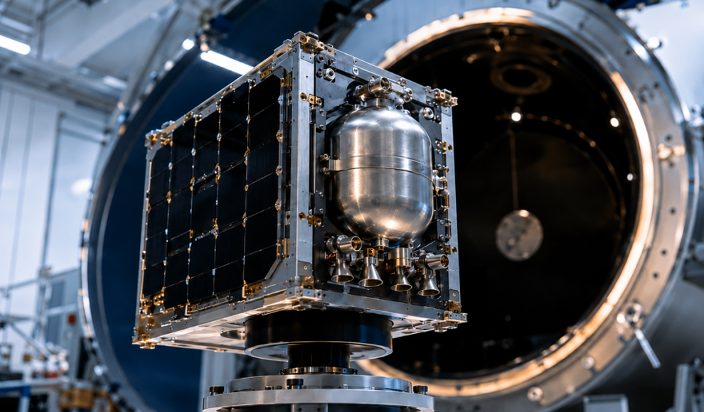 Neuer Antrieb macht kleine Satelliten schneller und sparsamer