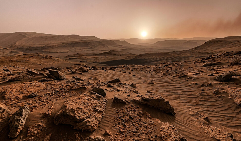 Tief im Mars steckt eine riesige Hitzeblase