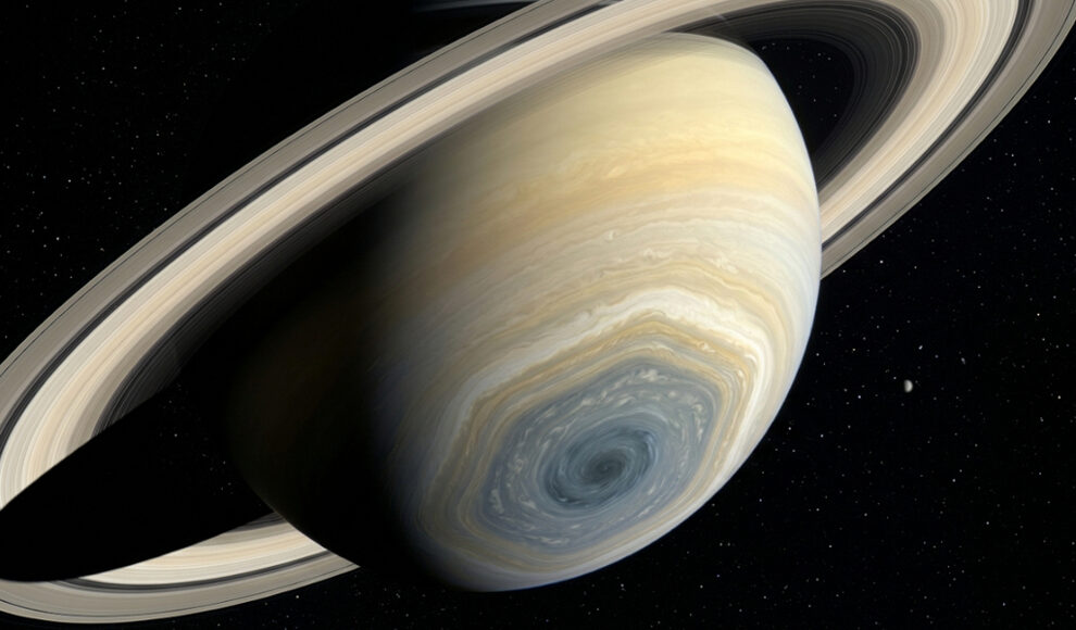 Zehneck am Südpol des Saturn misst 167.000 Kilometer