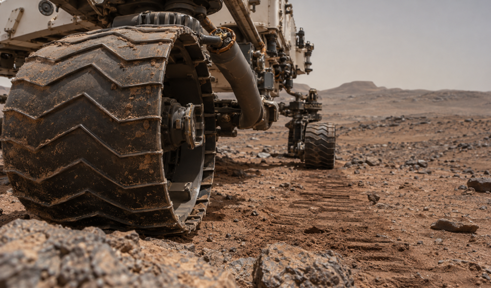 Marsrover bricht nach 45 Kilometern einen Weltraumrekord