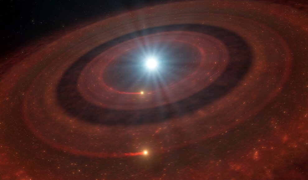 Trümmerringe um Sternleiche reichen 1,3 Millionen Kilometer weit