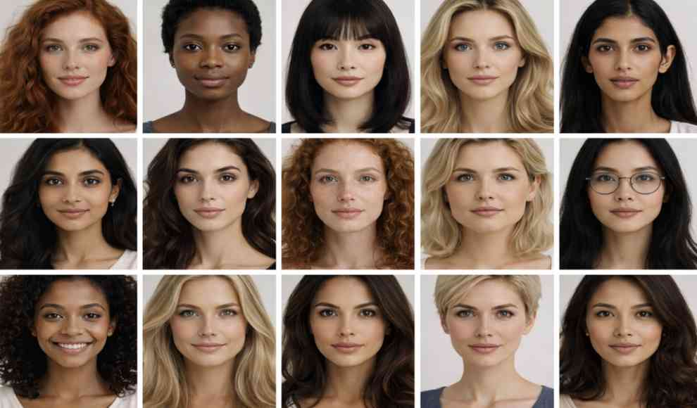 Warum variieren Gesichter von Menschen so stark?