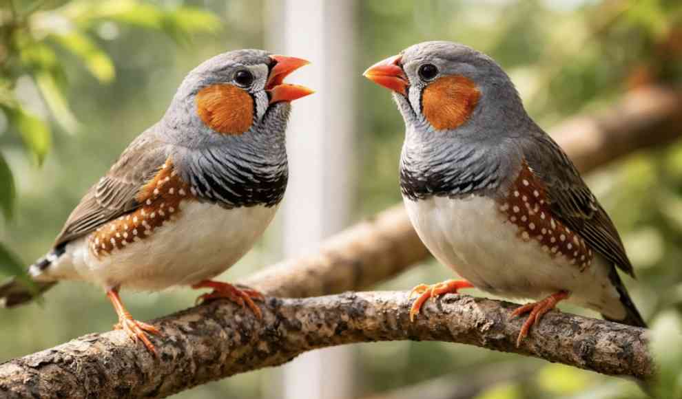 Vertrautheit beeinflusst die Kommunikation von Zebrafinken