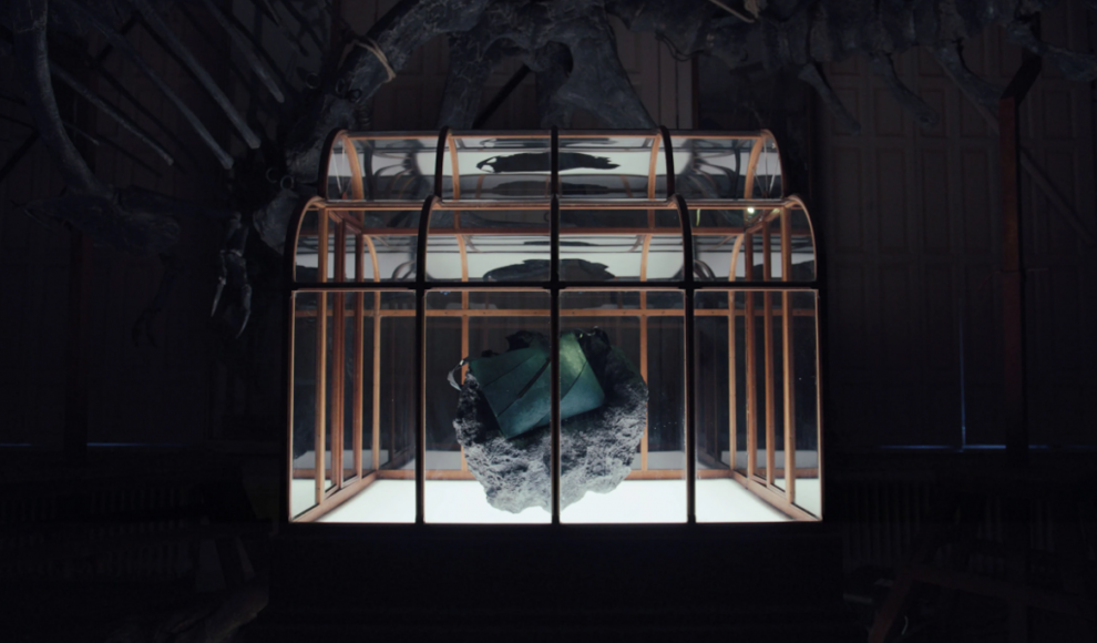 Handtasche aus Leder eines Tyrannosaurus rex