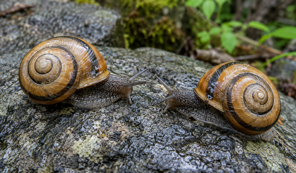 Schneckenhäuser drehen sich wegen eines Gens nach links oder rechts