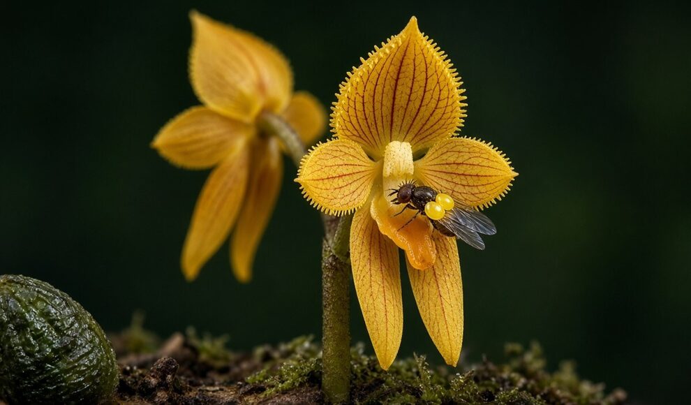 Warum diese Orchidee wie eine verletzte Stinkwanze riecht
