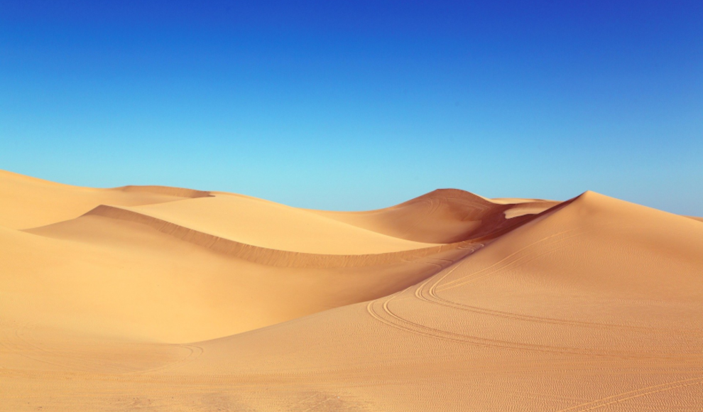 Wüste mit sehr geringer Luftfeuchtigkeit