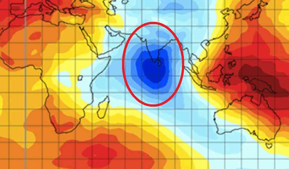 Grund für geringe Gravitation vor Indien gefunden