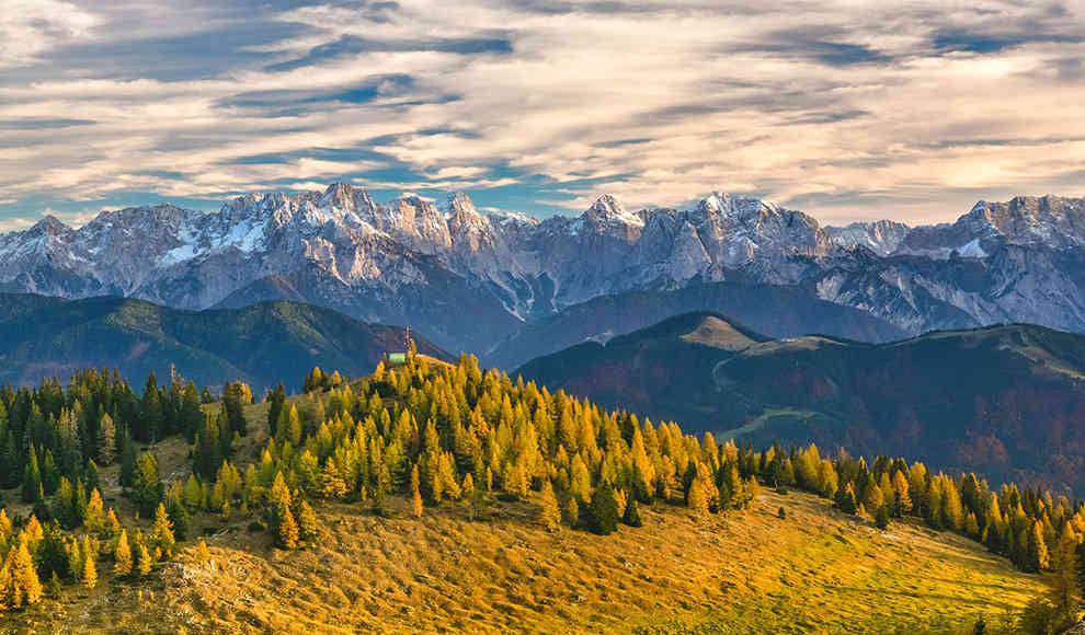 Verschiebung der Alpen