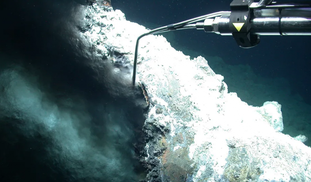 Hydrothermalfeld in 3.000 Metern Tiefe vor Spitzbergen 