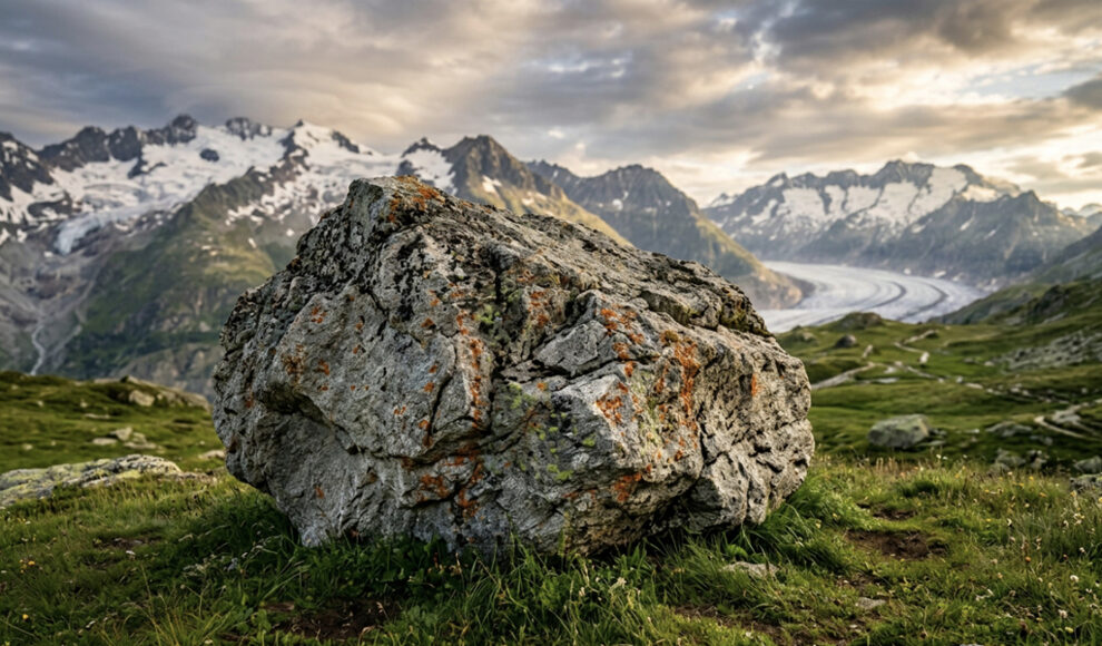 Wie Findlinge in der Eiszeit sogar hohe Alpenpässe überquerten