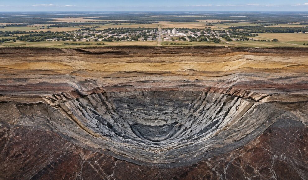 Ames-Krater in Oklahoma entstand vor 370 Millionen Jahren