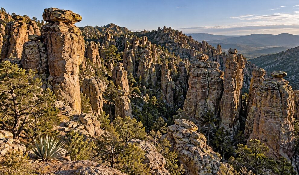 Felstürme aus 500 Metern Tuff prägen Arizonas jüngsten Nationalpark