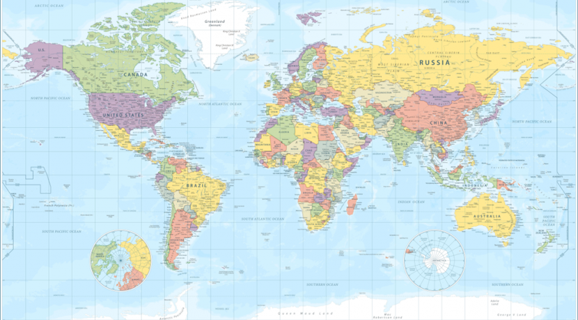 Die größten Länder der Welt