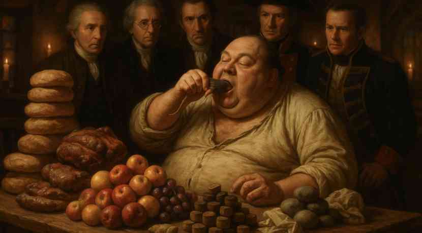 Tarrare-der-Allesesser-a-lebende-Tiere-und-M-ll-aus-Neugier