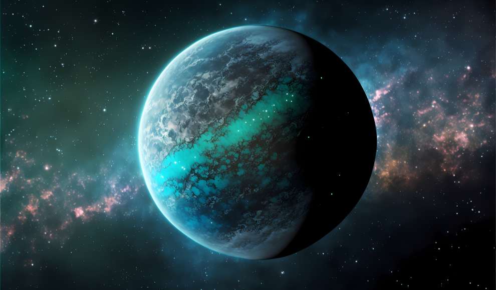 Habitabler Exoplanet (Symbolbild)