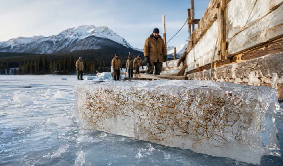 Eisschiff: Flugzeugträger aus Pykrete