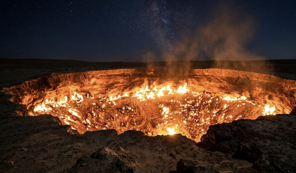 Seit über 50 Jahren brennt in Turkmenistan das Tor zur Hölle