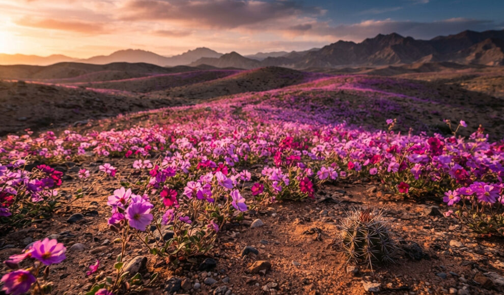 Atacama-Wüste: Der trockenste Ort der Erde wird zum Blumenmeer