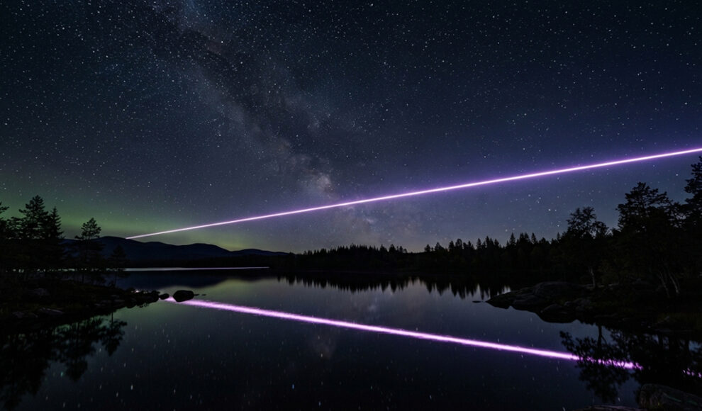 Ein violettes Lichtband namens Steve ist kein Polarlicht