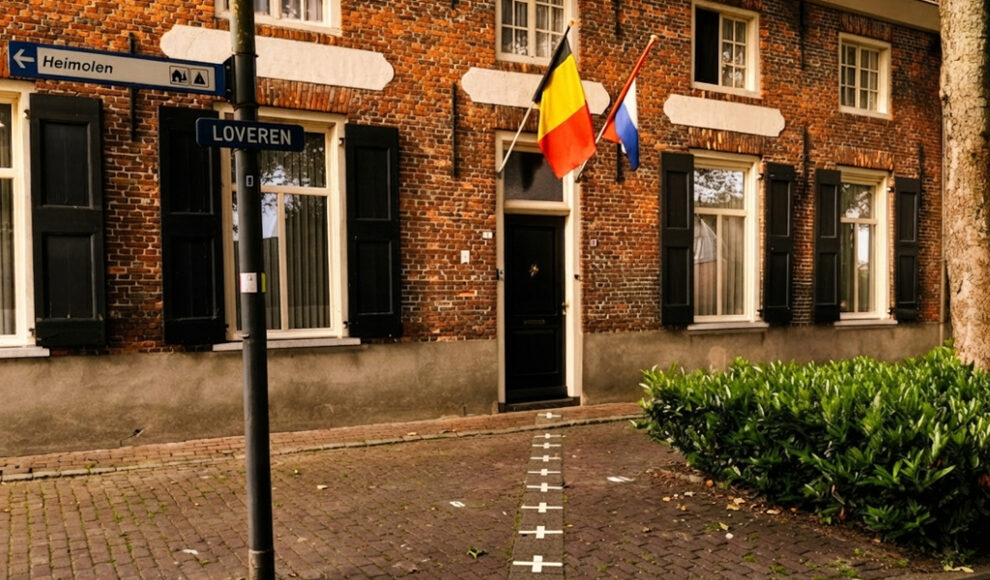 In Baarle verläuft die Staatsgrenze mitten durch Wohnzimmer