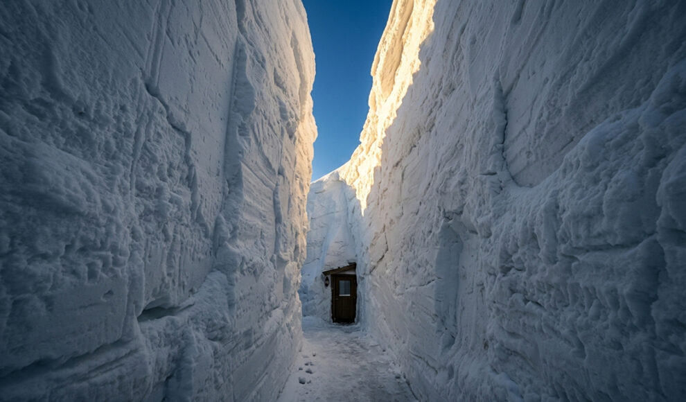 In der Sierra Nevada lag 1911 der Schnee über elf Meter hoch